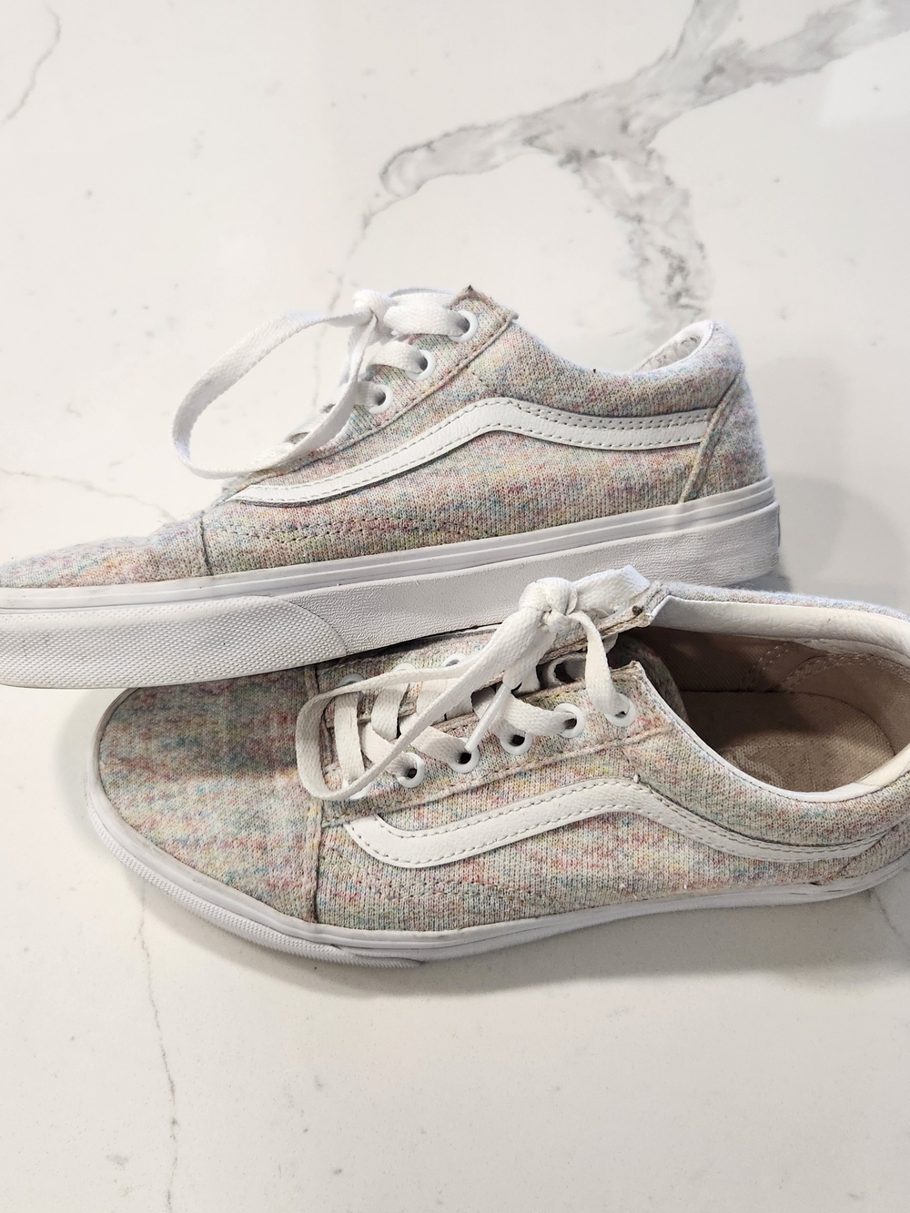 Vans Classic Low Top Old Skool Sneakers in Pastel Heather